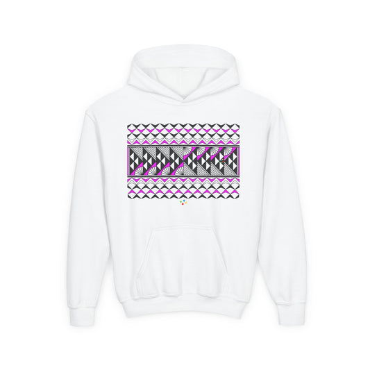 Pink Rain and Sun Youth Heavy Blend Hooded Sweatshirt