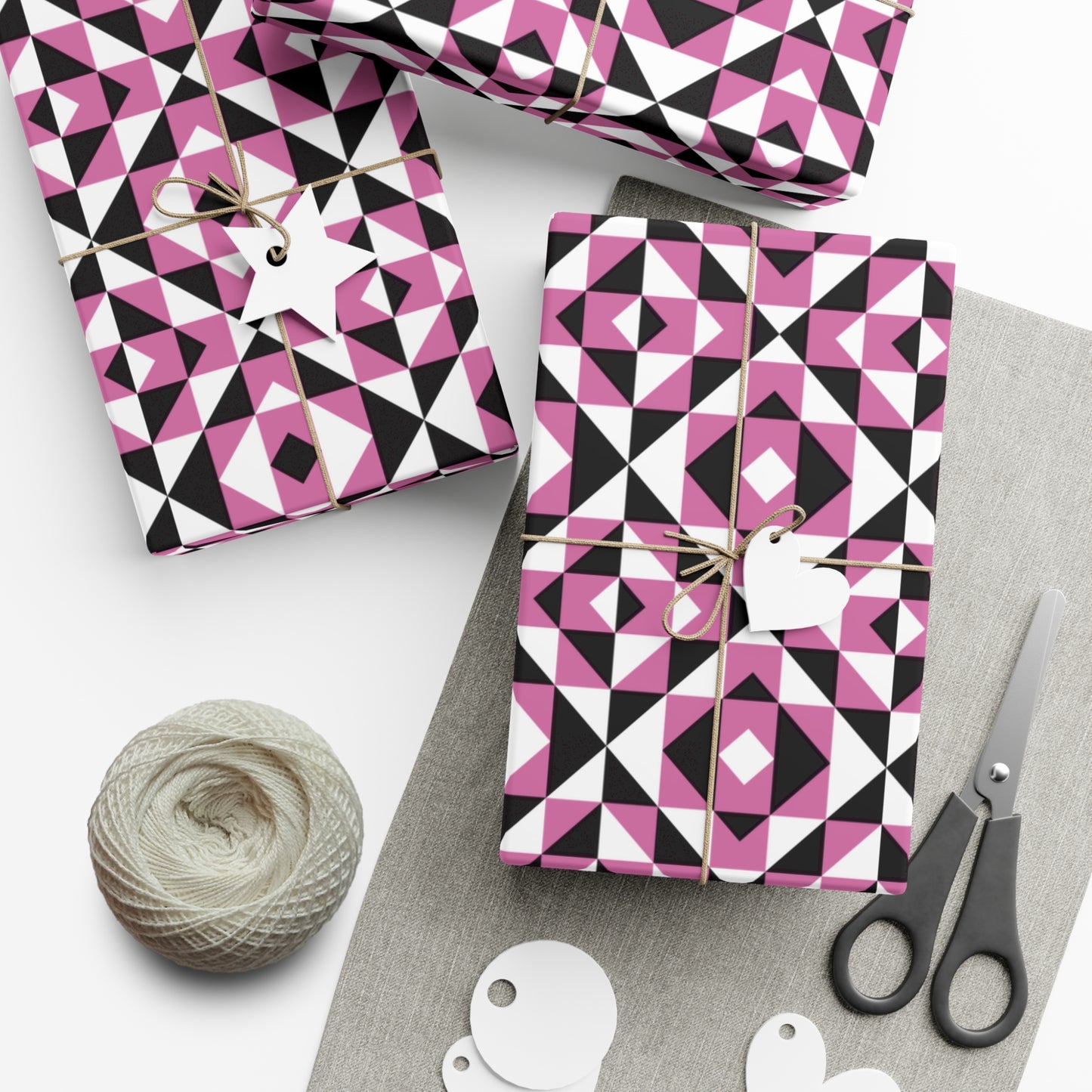 Light Pink Sacred Mountains Gift Wrap Papers