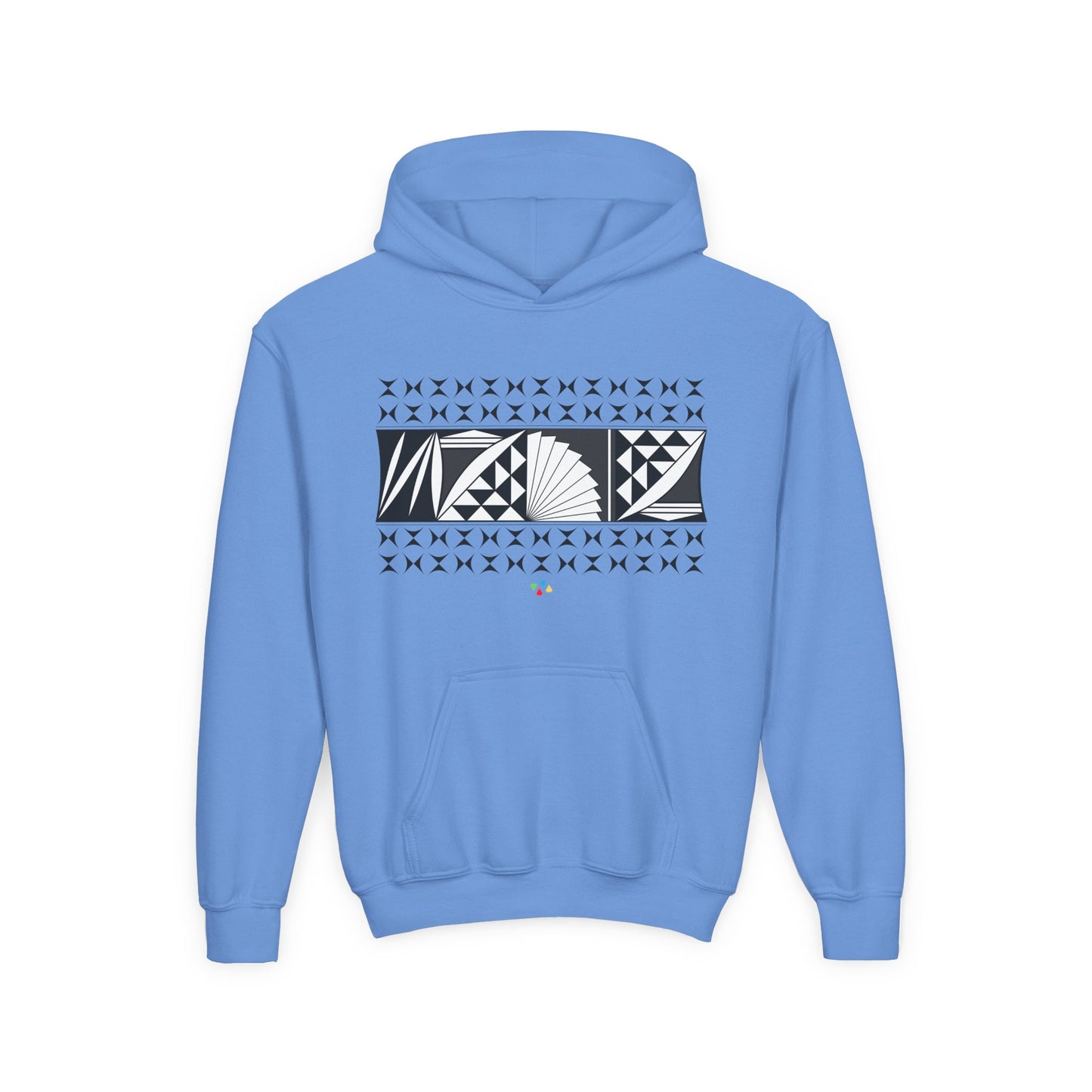 Charcoal Southwest Sunrise Youth Heavy Blend Hooded Sweatshirt