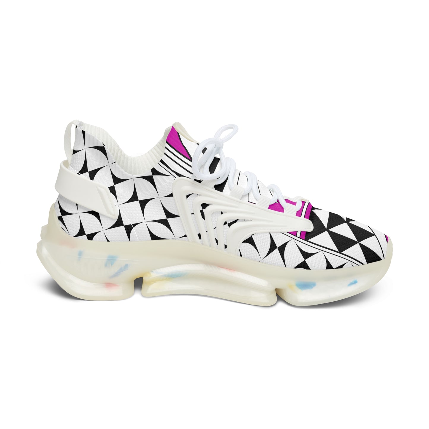 Southwest Sunrise in Pink Women's Mesh Sneakers