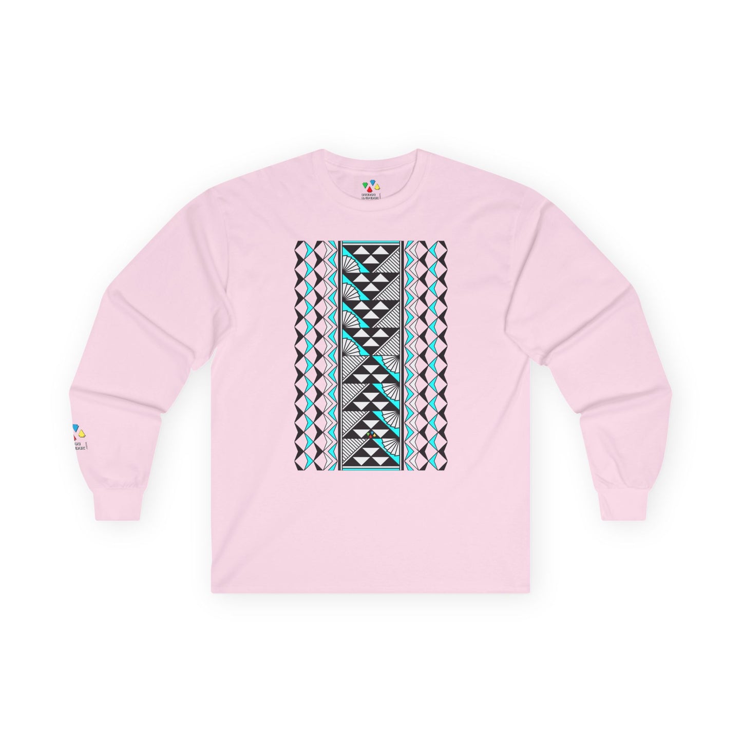 Sun and Rain in Turquoise Unisex Long Sleeve Tee
