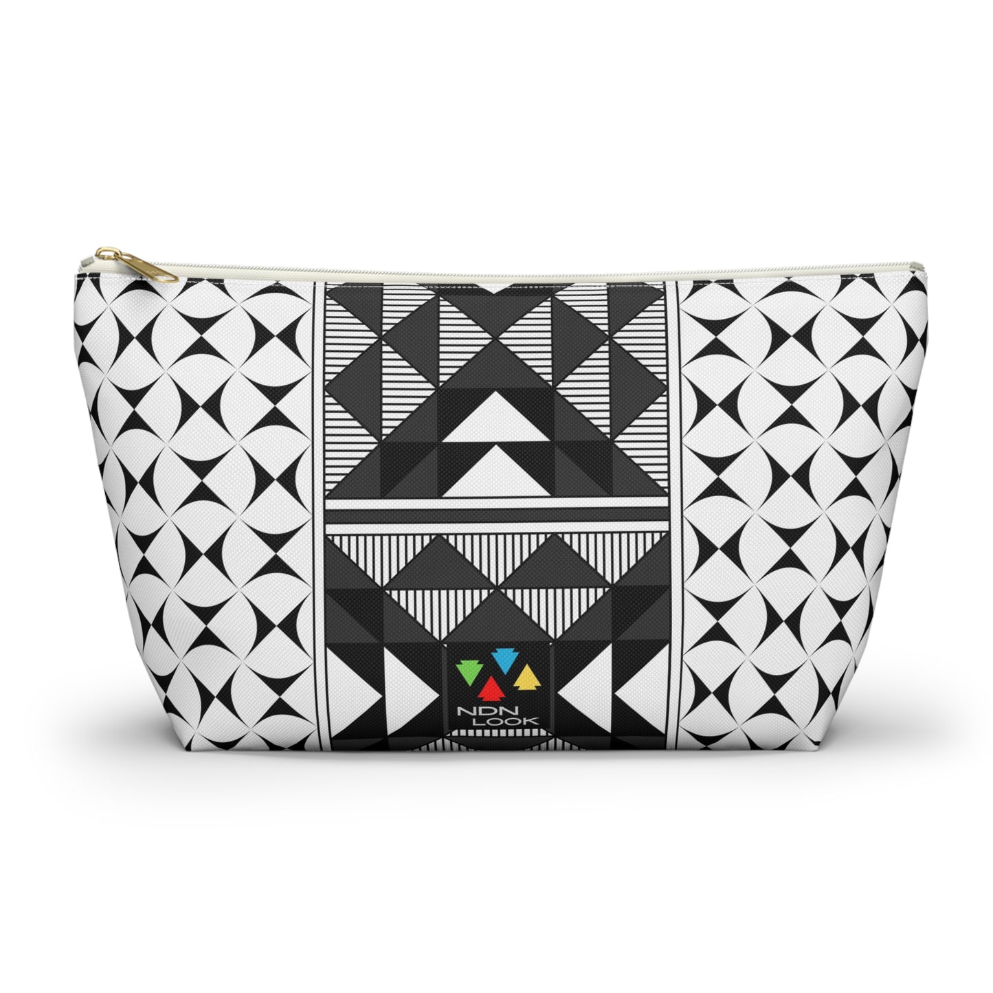 Sacred Mountains in Charcoal Pouch w T-bottom