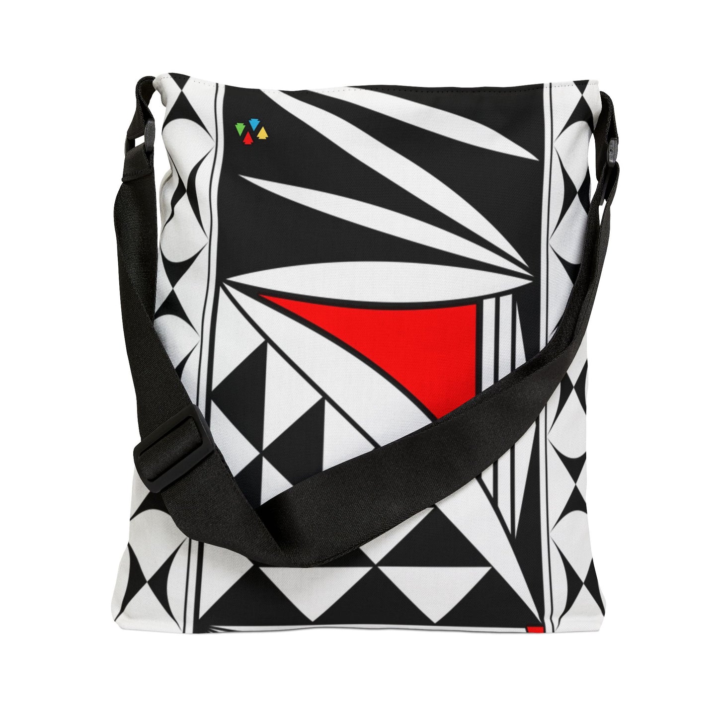 Red Southwest Sunrise Adjustable Tote Bag
