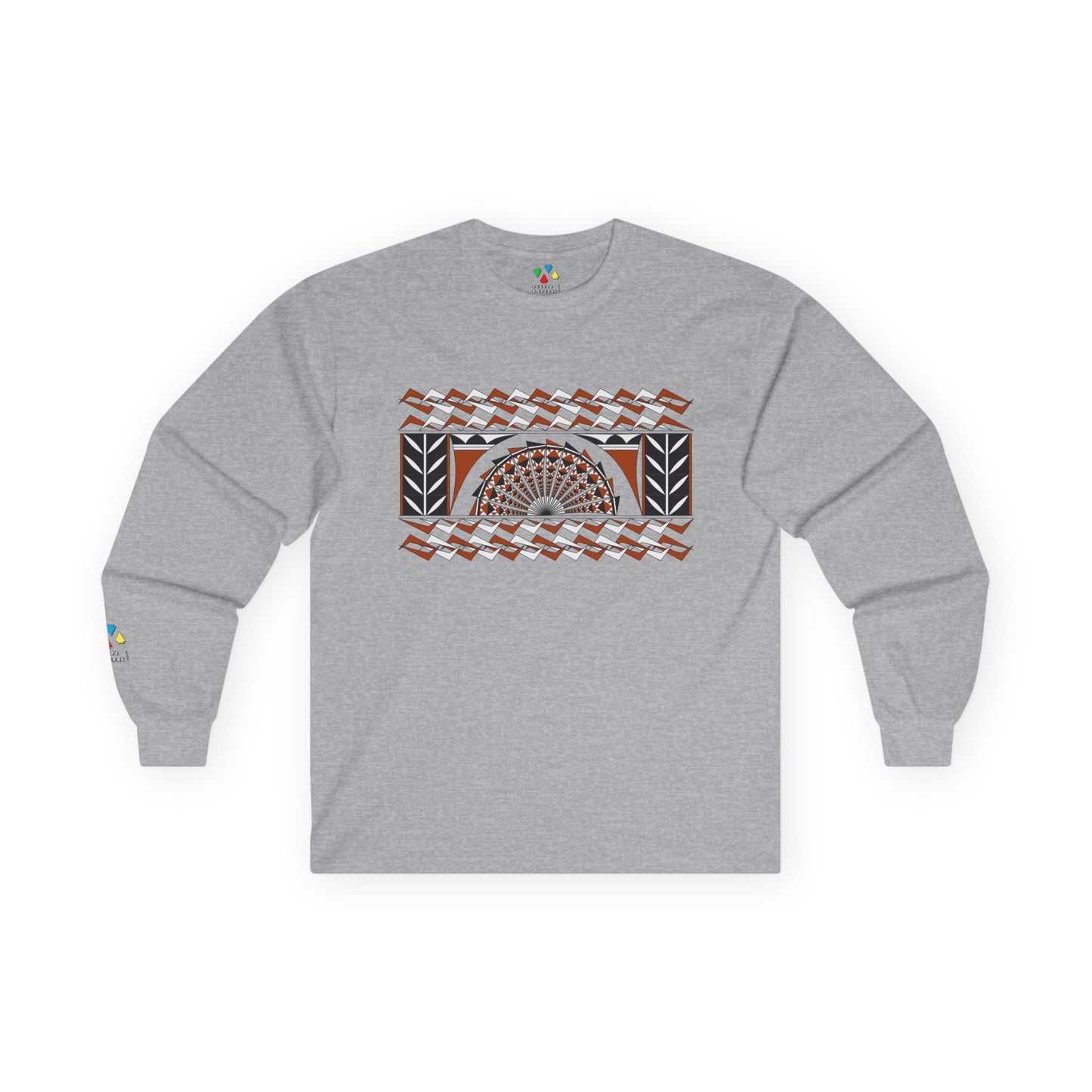 Southwest Sunset in Rust Unisex Long Sleeve Tee
