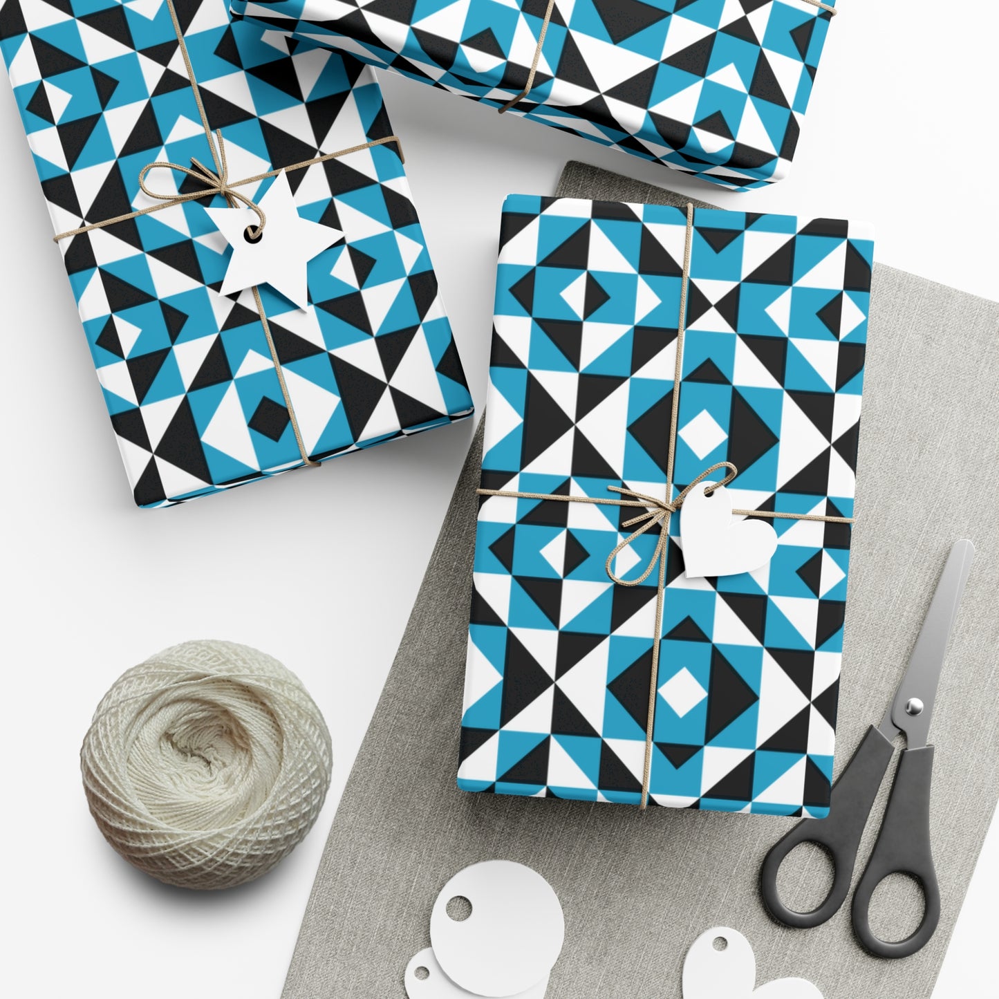 Turquoise Sacred Mountains Gift Wrap Papers