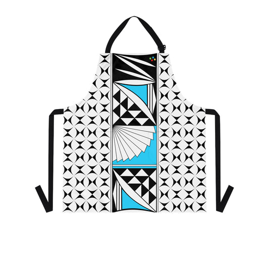 Turquoise Southwest Sunrise Two Pocket Apron