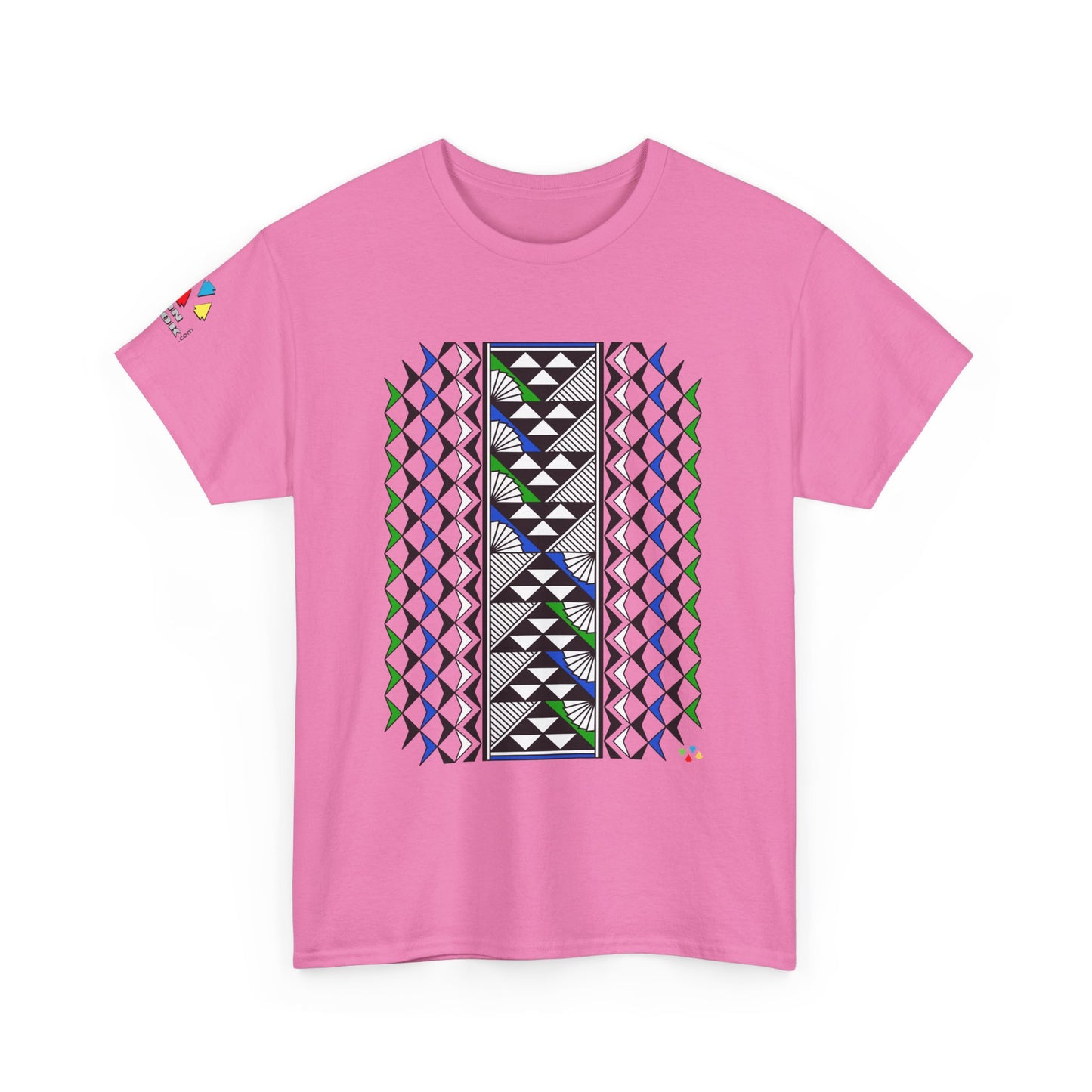 Sun and Rain in Blue/Green Gildan Unisex Tee