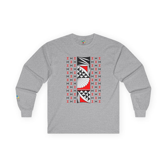Southwest Sunrise in Red Unisex Long Sleeve Tee