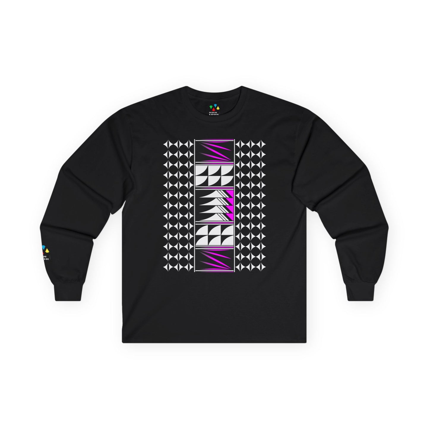 Feather Blessings in Pink Unisex Long Sleeve Tee