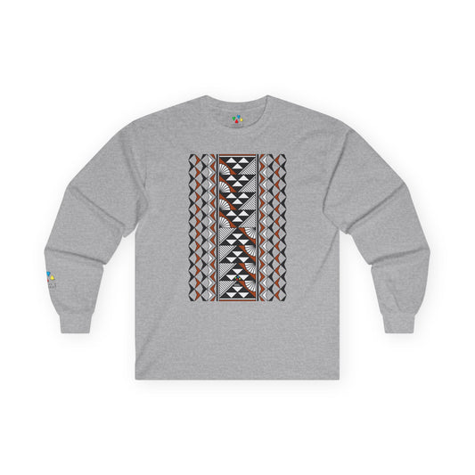 Sun and Rain in Rust Unisex Long Sleeve Tee