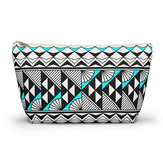 Sun and Rain in Turquoise Pouch w T-bottom