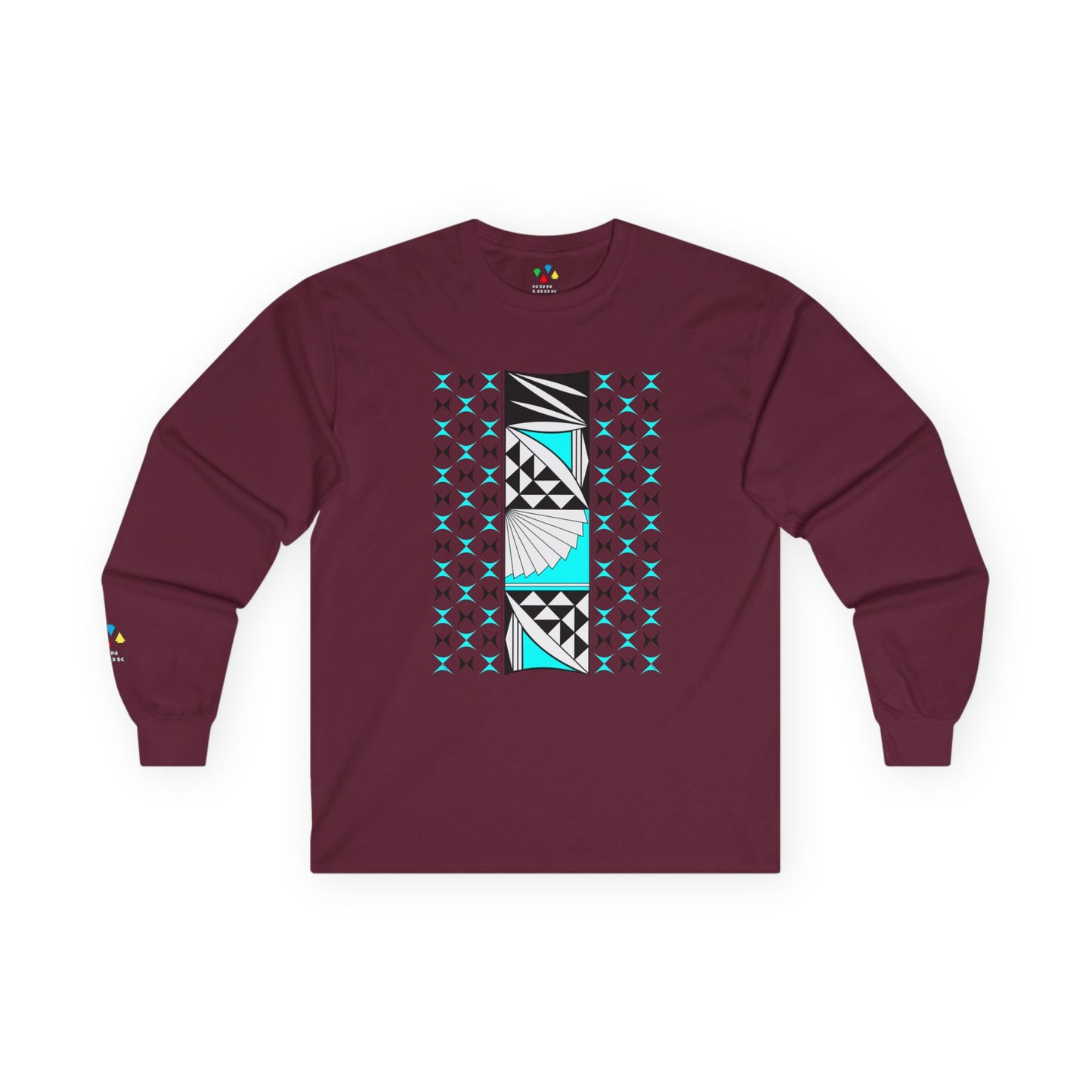Southwest Sunrise in Turquoise Unisex Long Sleeve Tee