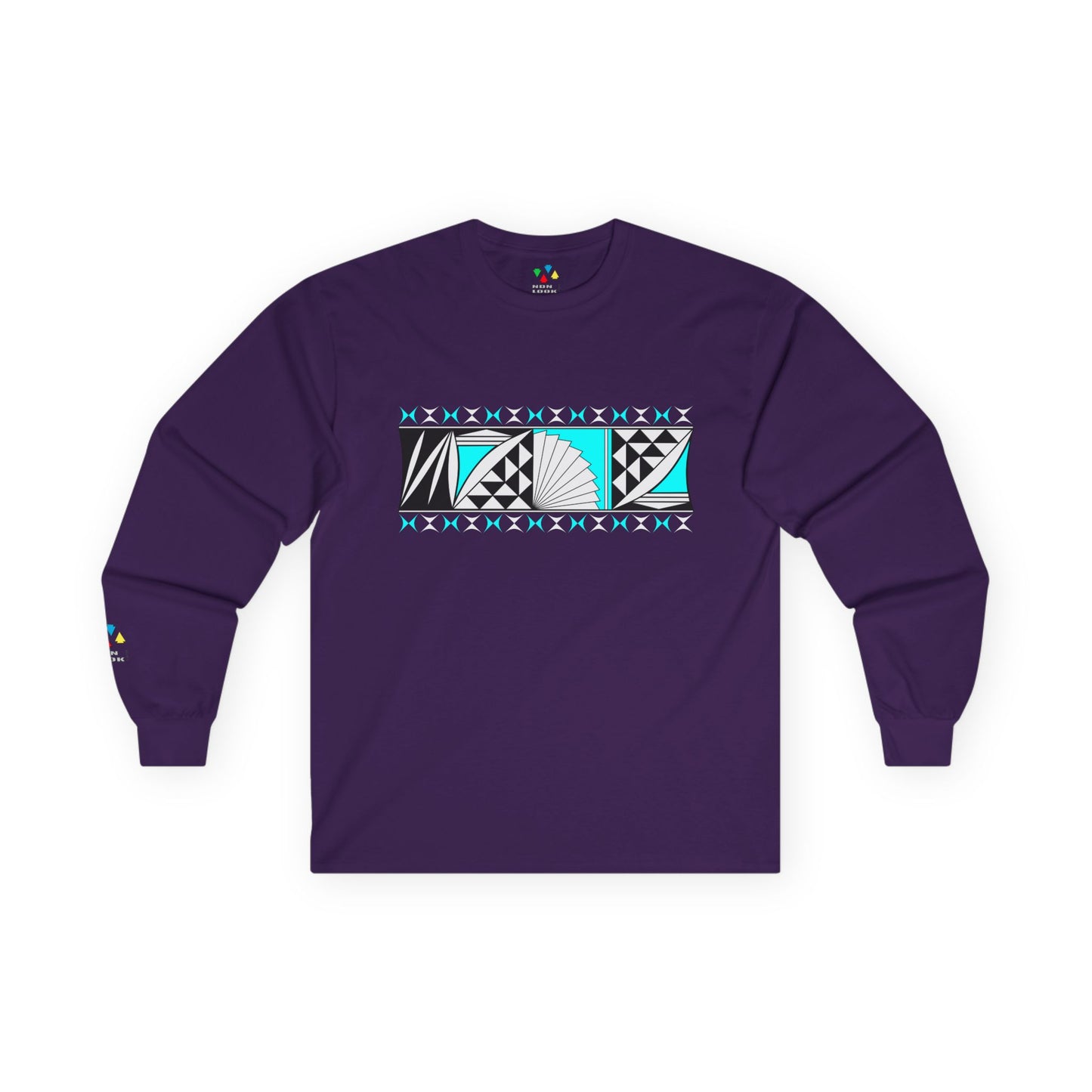 Southwest Sunrise in Turquoise Unisex Long Sleeve Tee