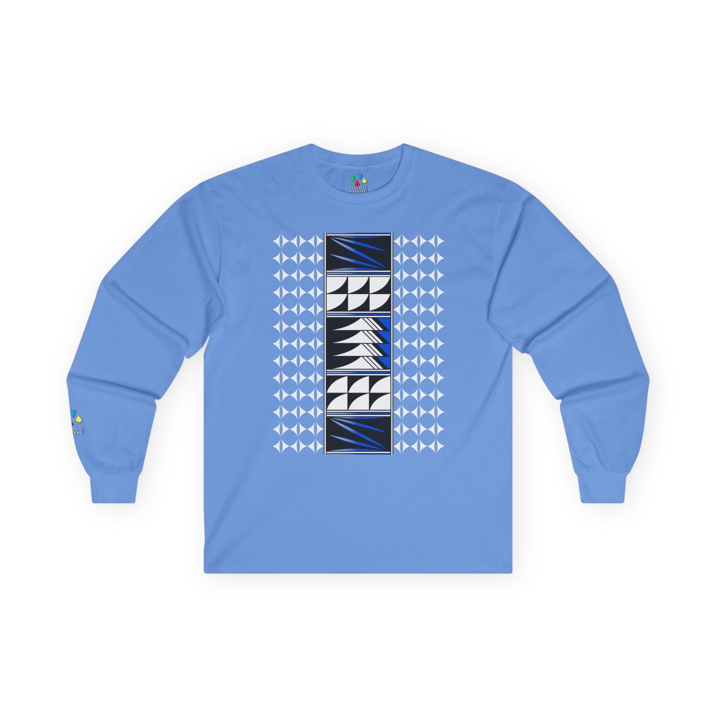 Feather Blessings in Blue Unisex Long Sleeve Tee
