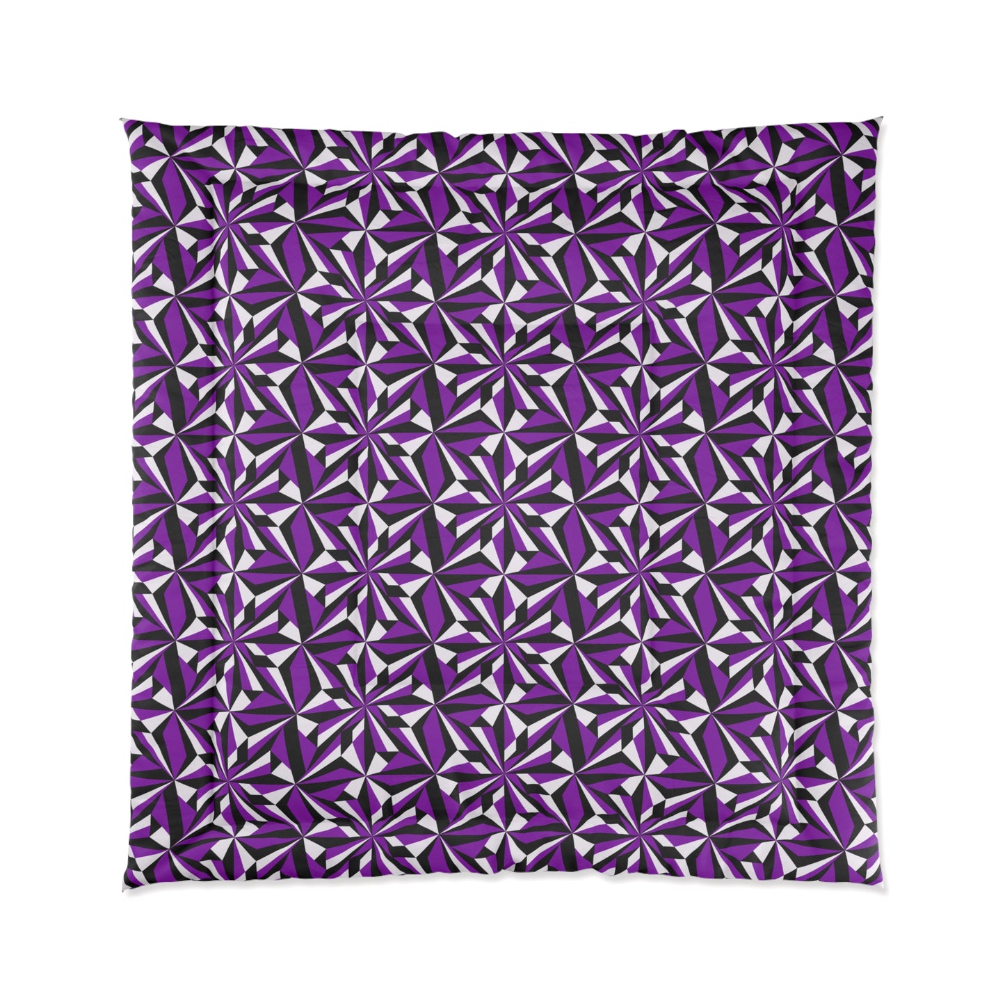 Southwest Desert Flower in Purple Comforter