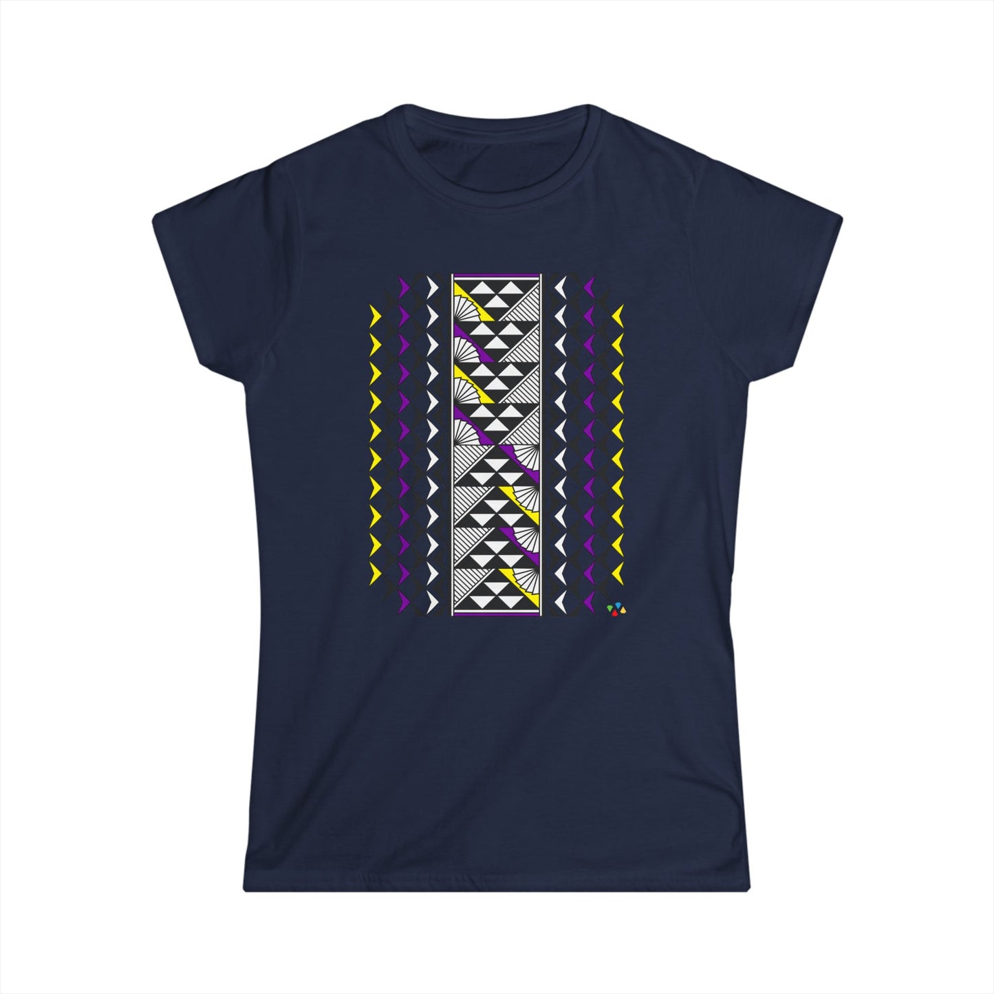 Purple/Yellow Southwest Sun and Rain Women's Softstyle Tee