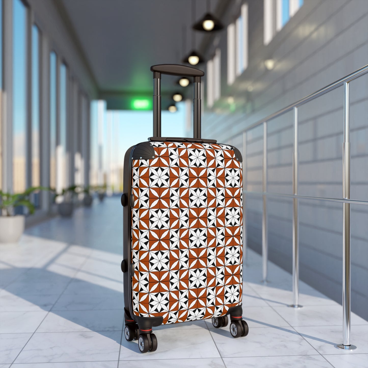 Native Snowflakes Suitcases