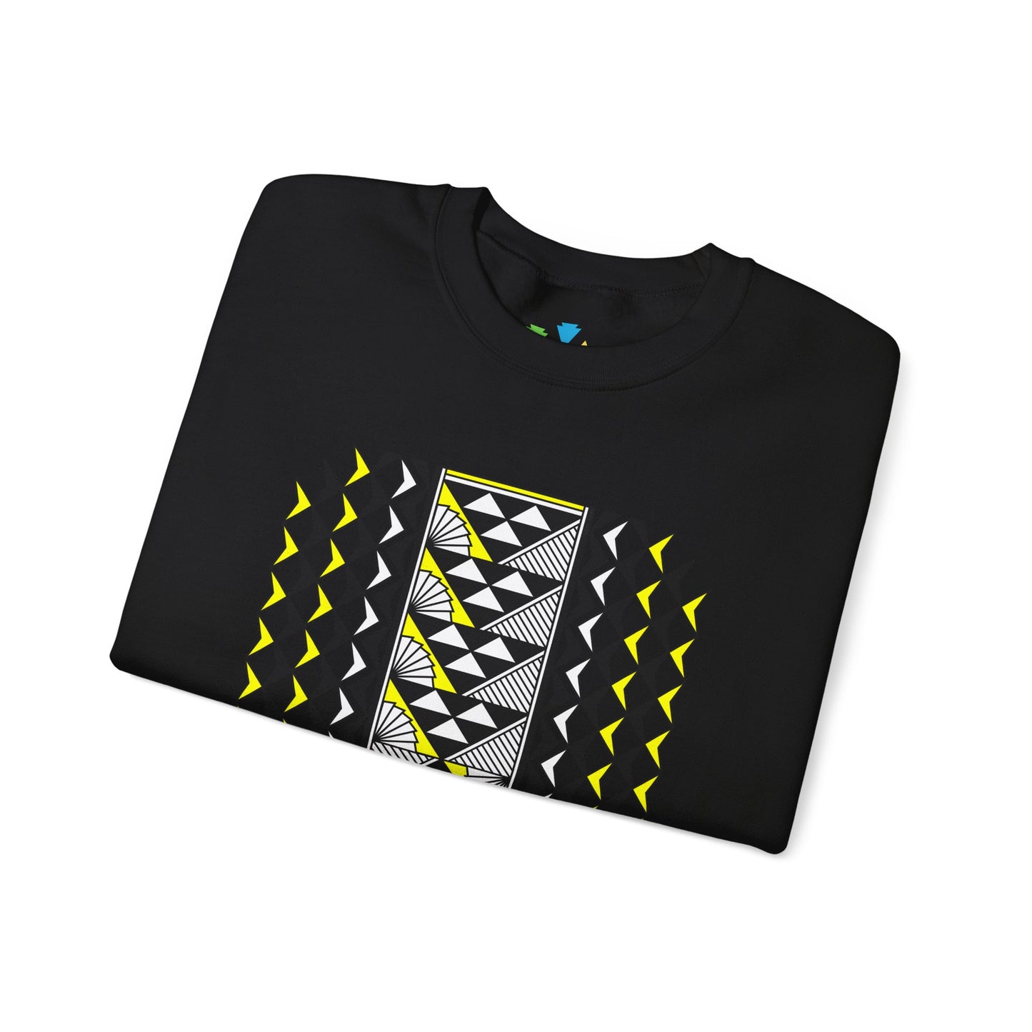 Sun and Rain in Yellow Unisex Sweatshirt