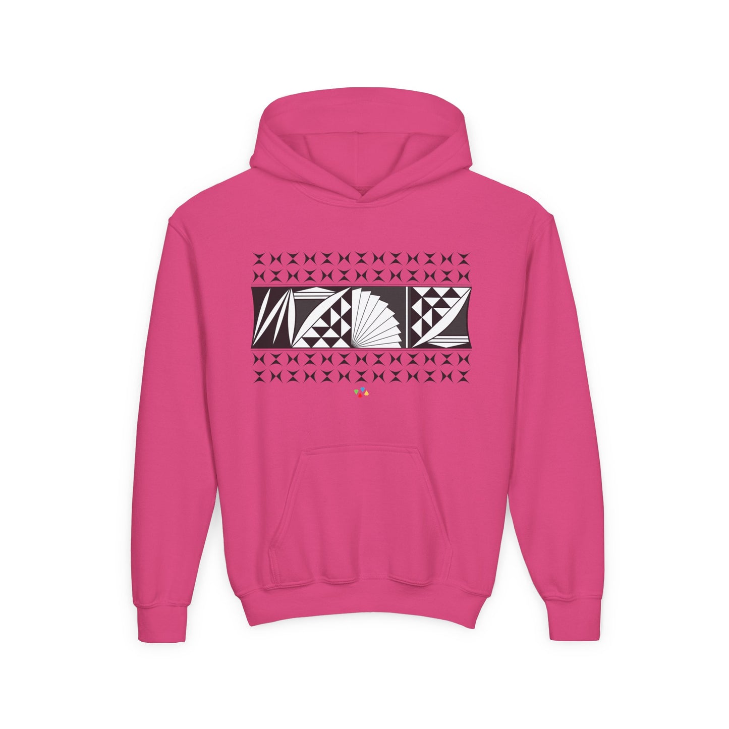 Charcoal Southwest Sunrise Youth Heavy Blend Hooded Sweatshirt