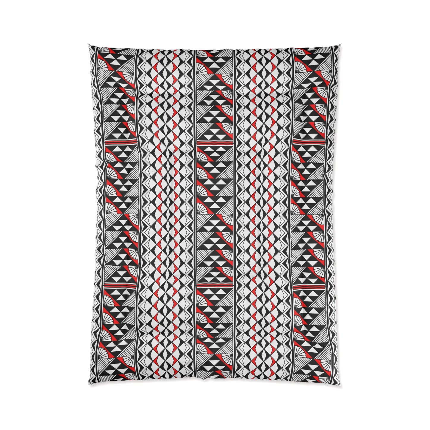 Southwest Rain and Sun in Red Comforter
