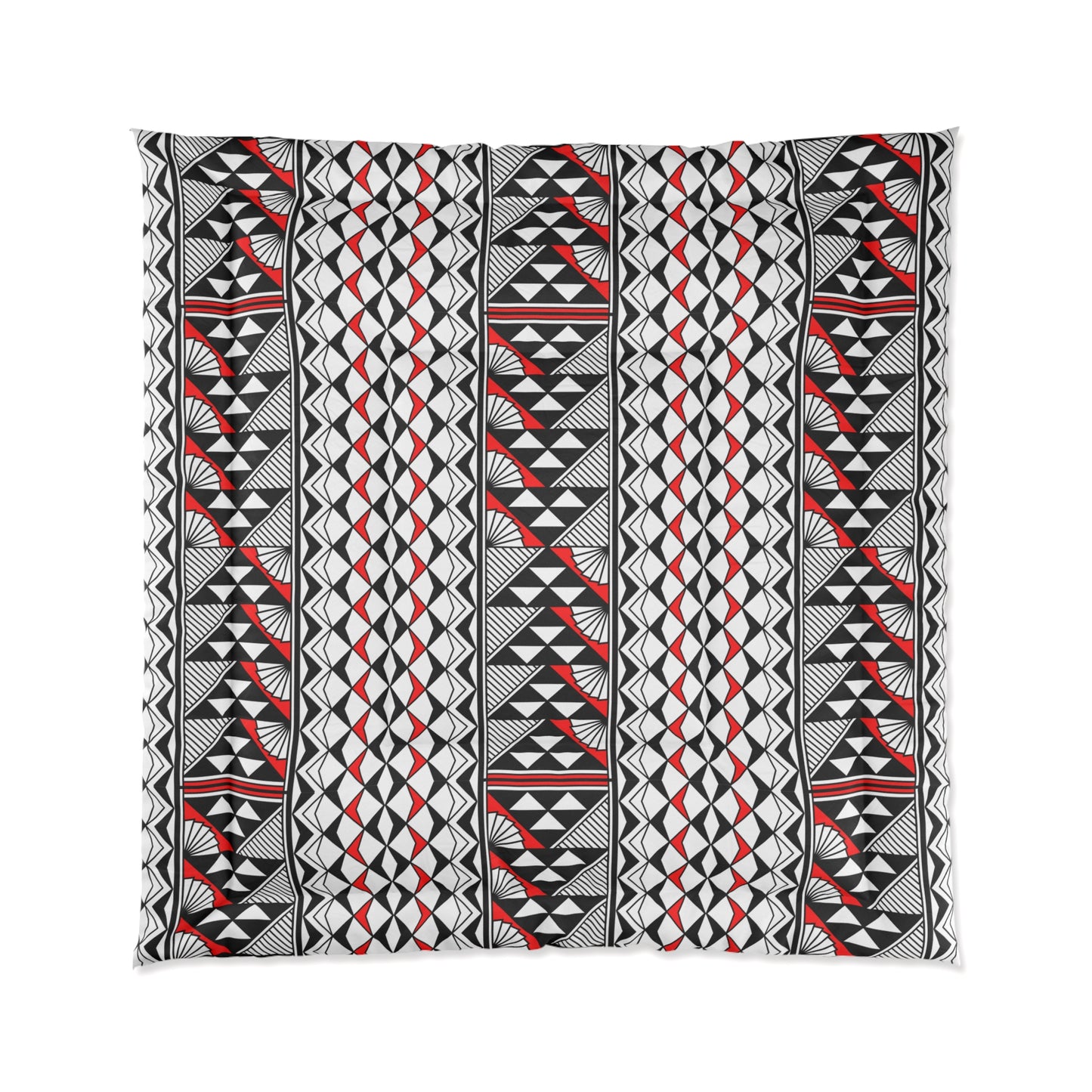 Southwest Rain and Sun in Red Comforter