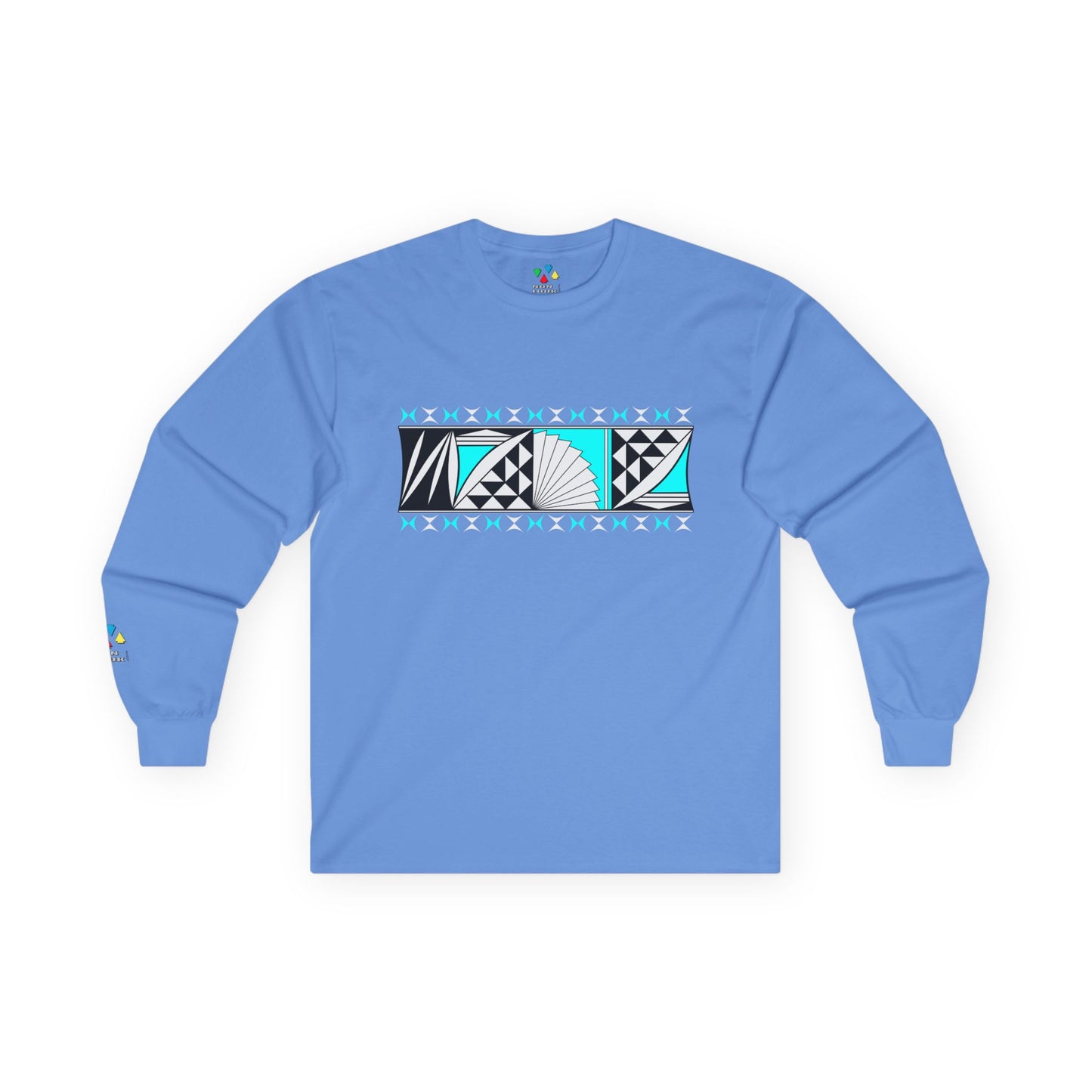 Southwest Sunrise in Turquoise Unisex Long Sleeve Tee