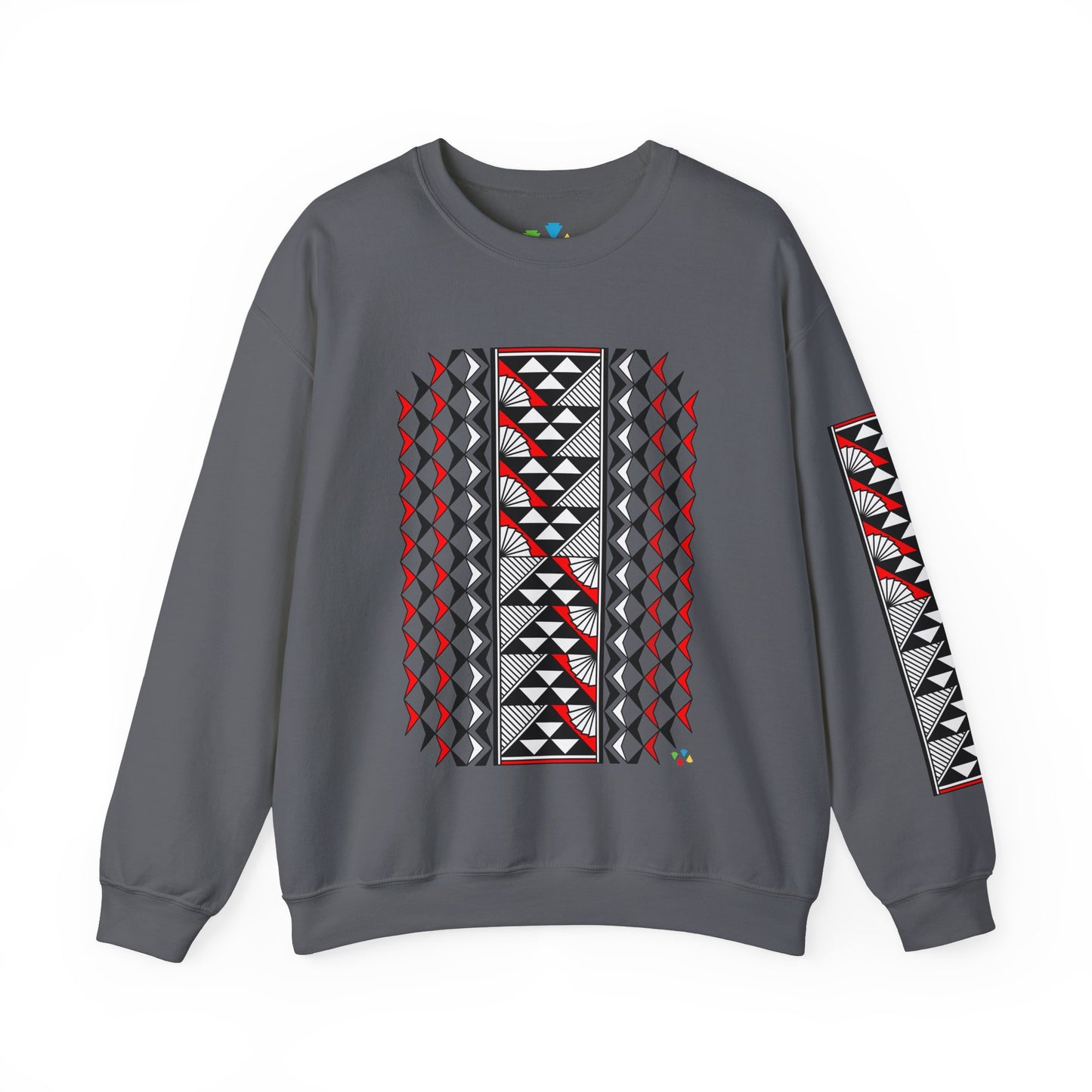 Sun and Rain in Red Unisex Sweatshirt