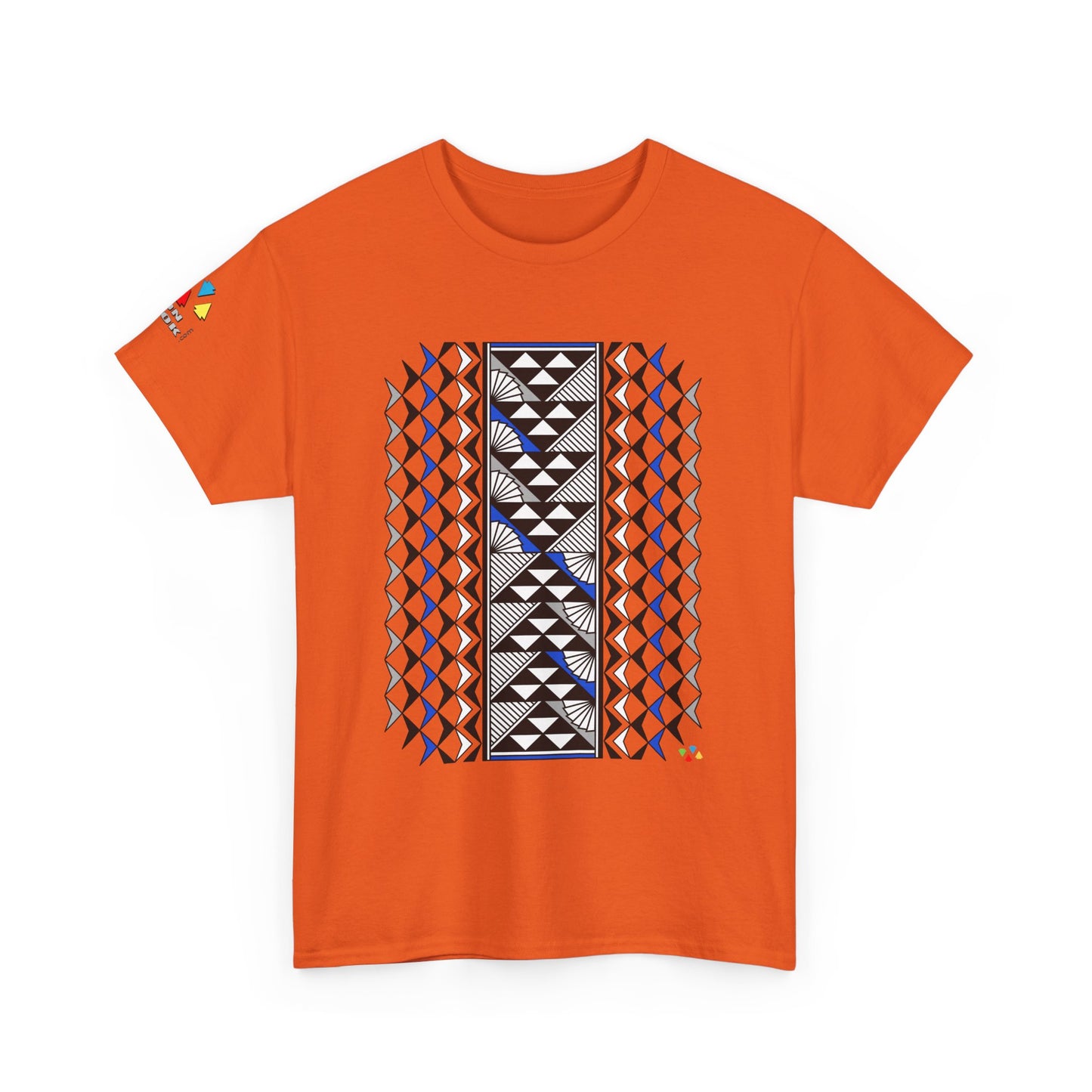 Sun and Rain in Blue/Silver Gildan Unisex Tee