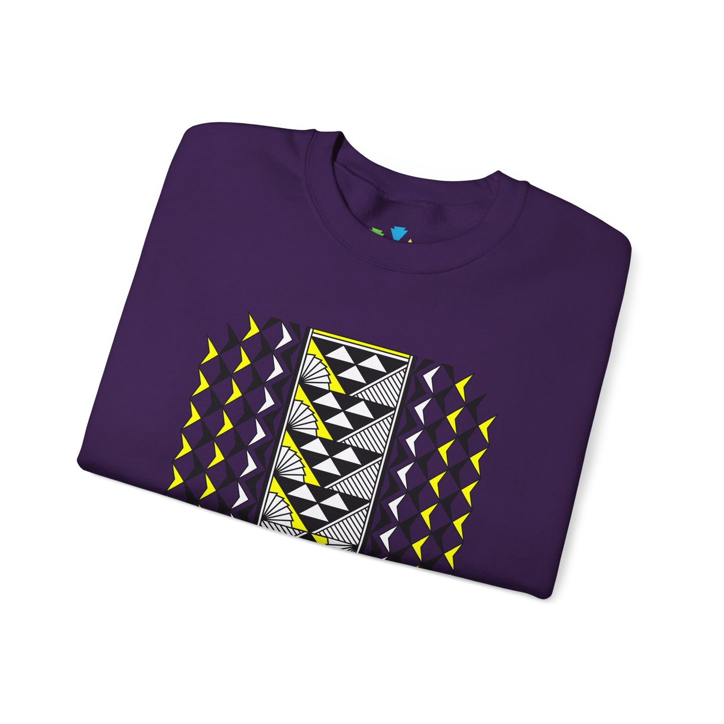 Sun and Rain in Yellow Unisex Sweatshirt