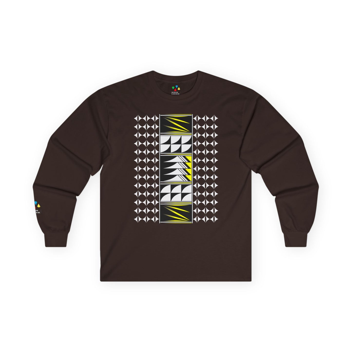 Feather Blessings in Yellow Unisex Long Sleeve Tee