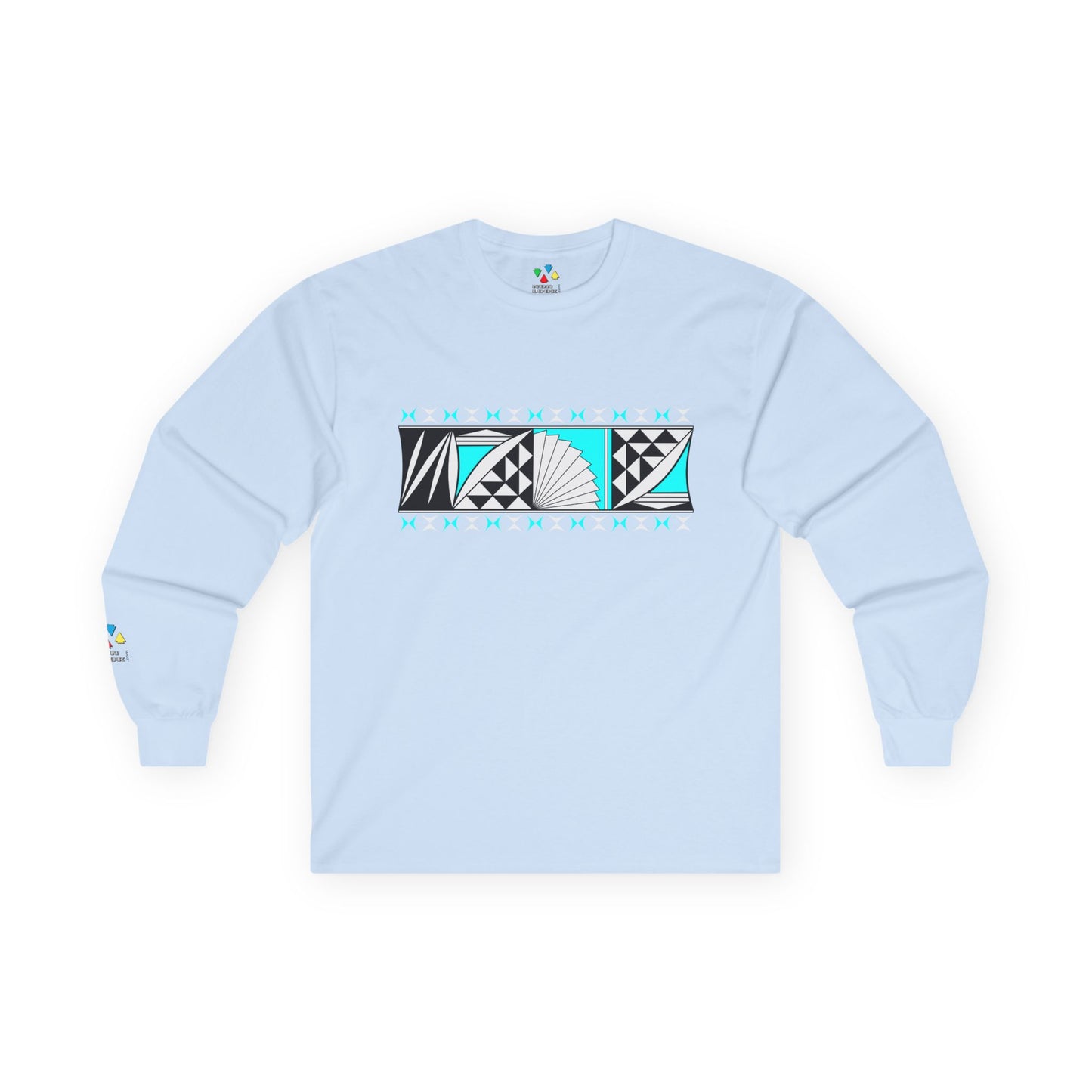 Southwest Sunrise in Turquoise Unisex Long Sleeve Tee