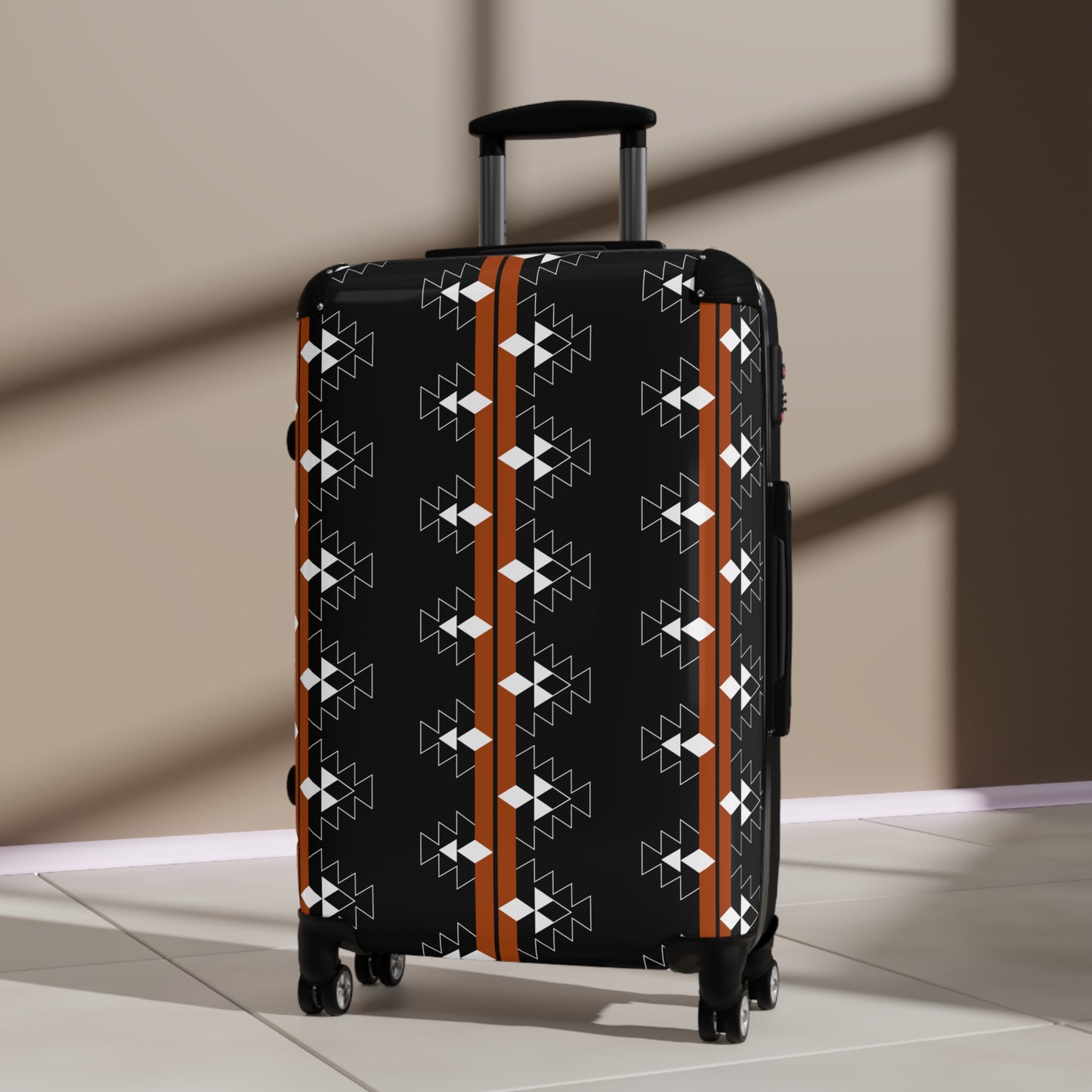Rust Native Woven Stories Suitcases