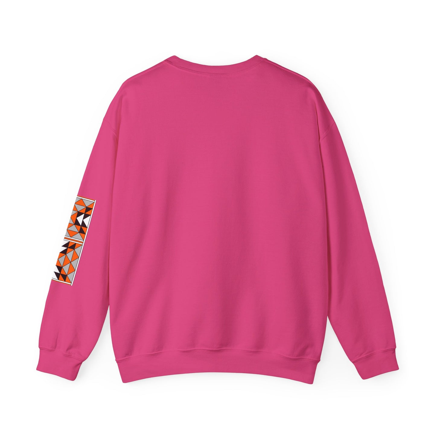 Sacred Mountains in Orange Unisex Sweatshirt