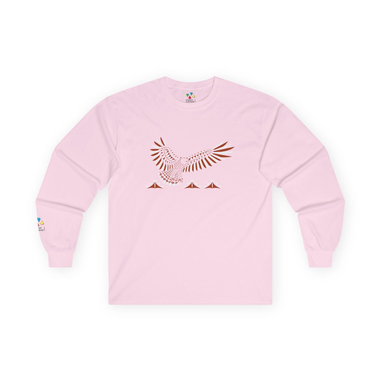 Soaring Eagle in Rust Unisex Long Sleeve Tee