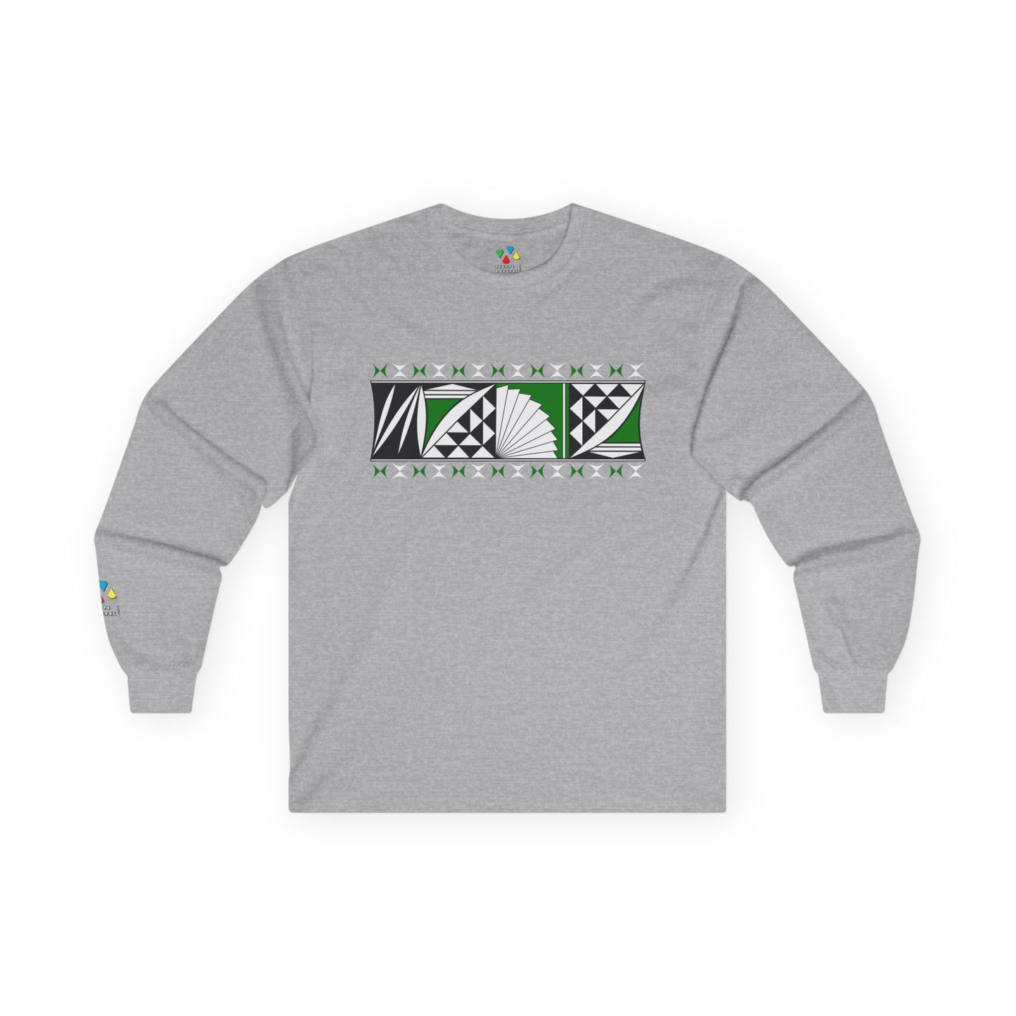 Southwest Sunrise in Green Unisex Long Sleeve Tee
