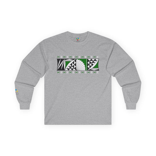 Southwest Sunrise in Green Unisex Long Sleeve Tee
