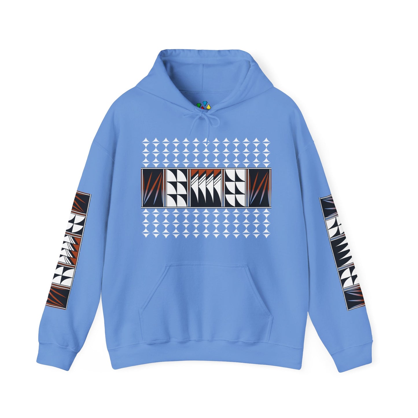 Blessed Feathers in Rust Unisex Hoodie