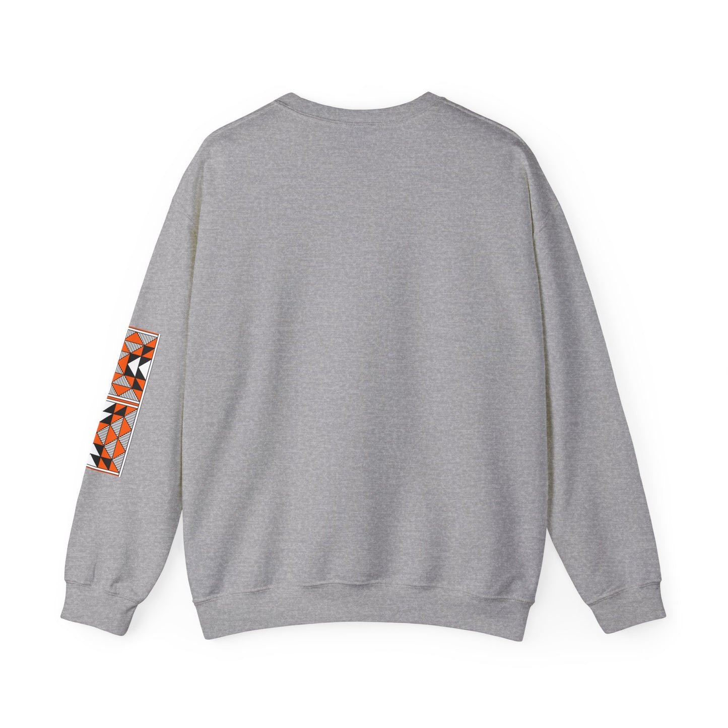 Sacred Mountains in Orange Unisex Sweatshirt