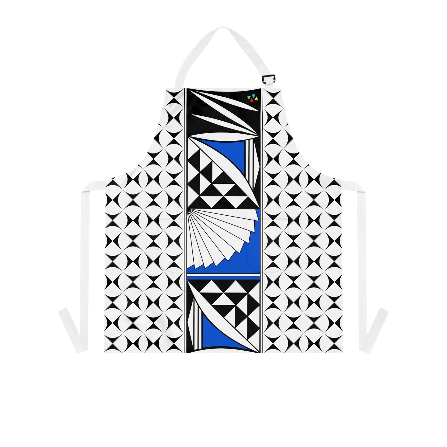 Blue Southwest Sunrise Two Pocket Apron