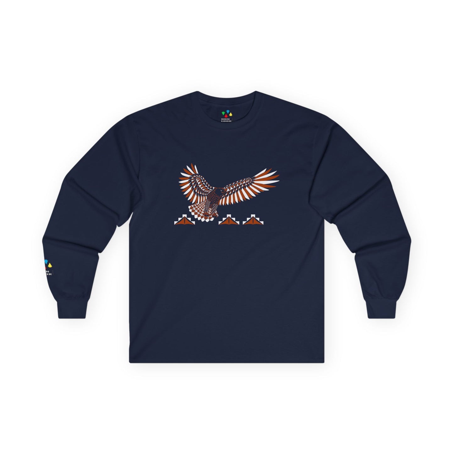 Soaring Eagle in Rust Unisex Long Sleeve Tee