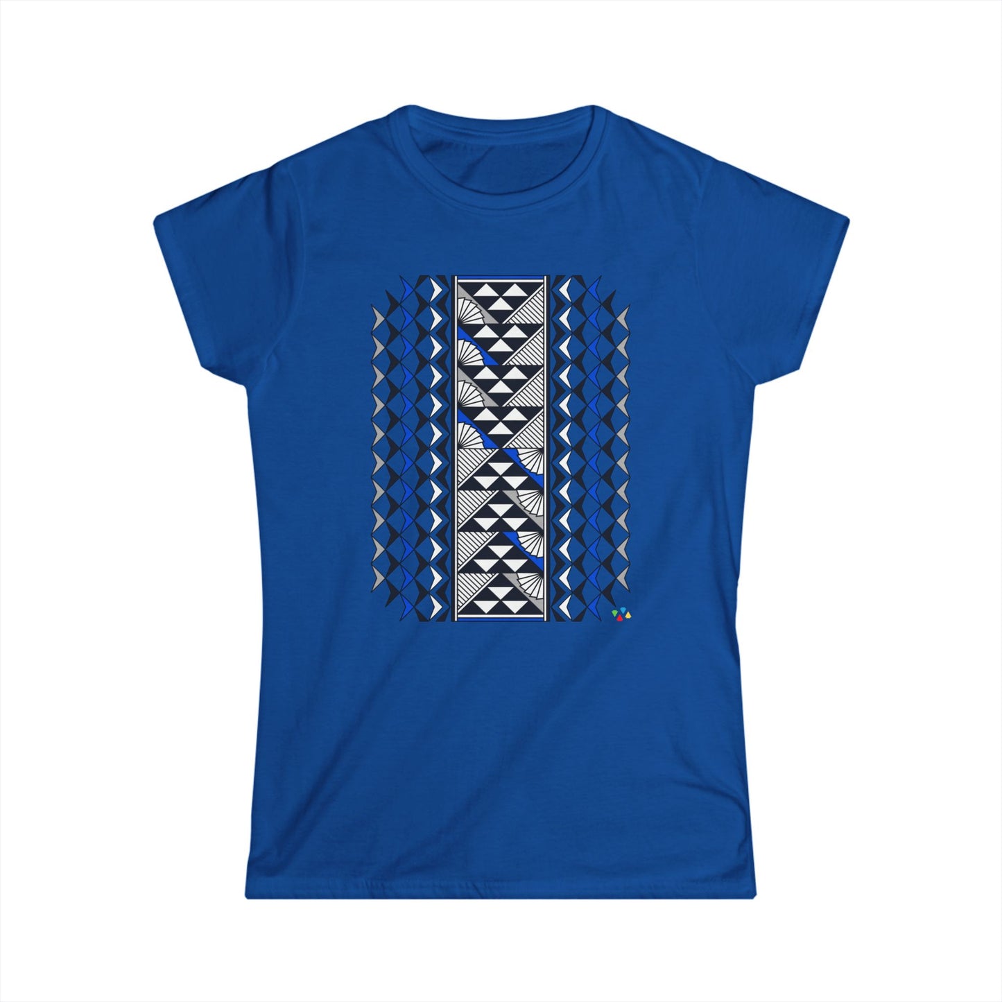 Blue/Gray Southwest Sun and Rain Women's Softstyle Tee