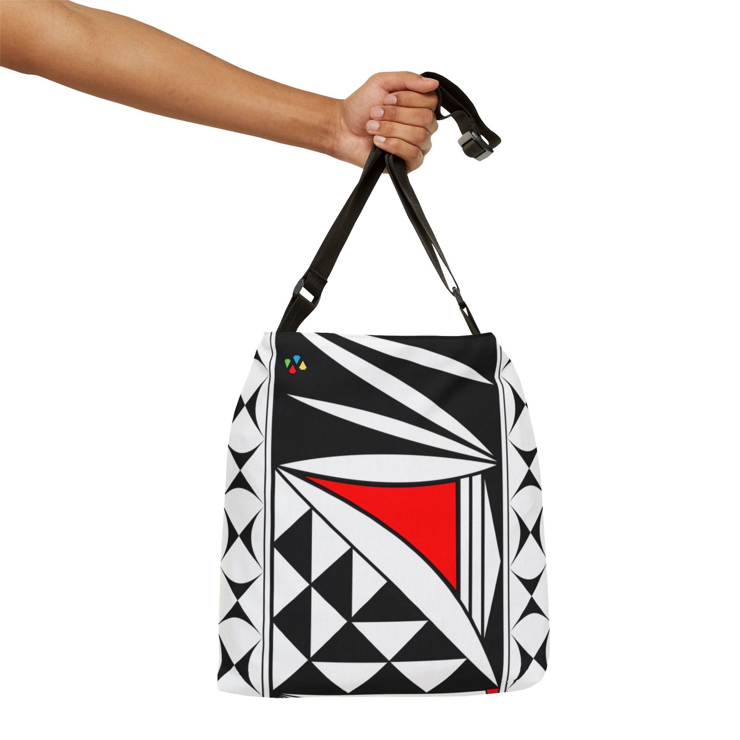 Red Southwest Sunrise Adjustable Tote Bag