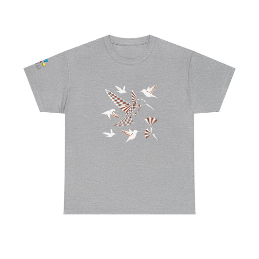Hummingbird Blessing in Rust Gildan Unisex Tee