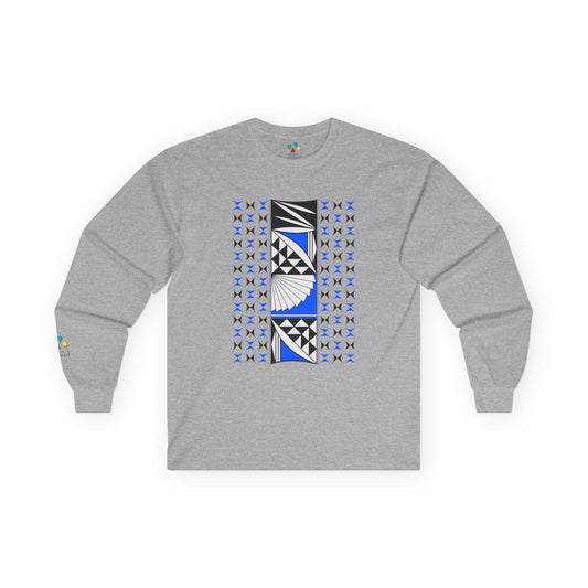 Southwest Sunrise in Blue Unisex Long Sleeve Tee