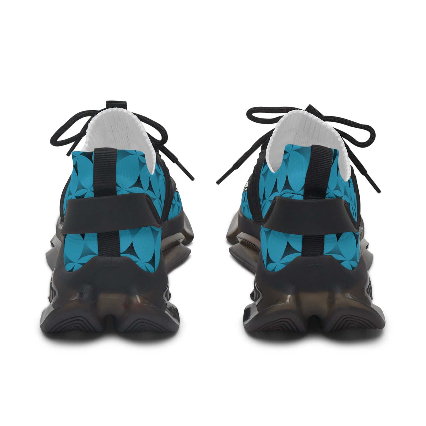 Feather Blessing on Turquoise Women's Mesh Sneakers