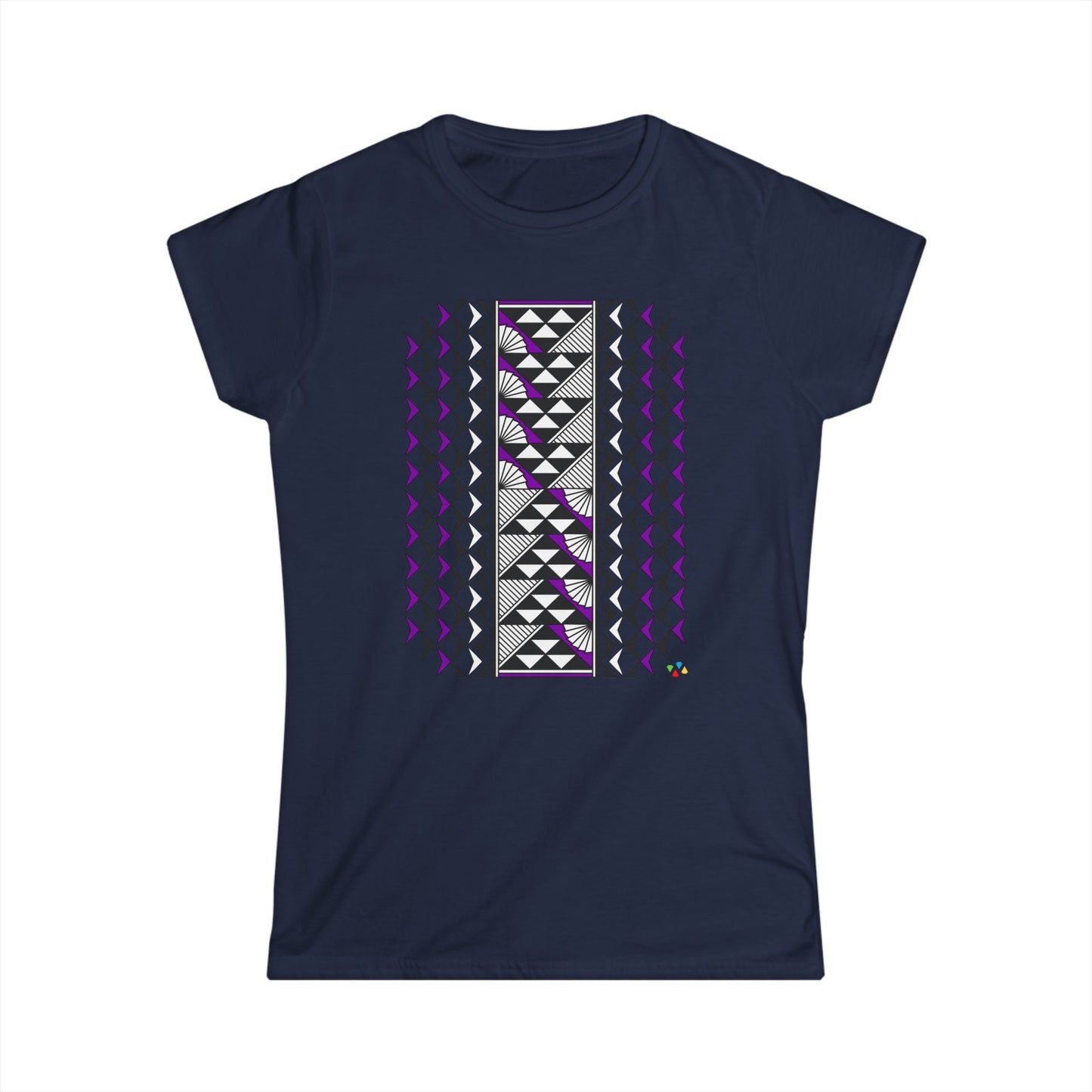 Purple Southwest Sun and Rain Women's Softstyle Tee