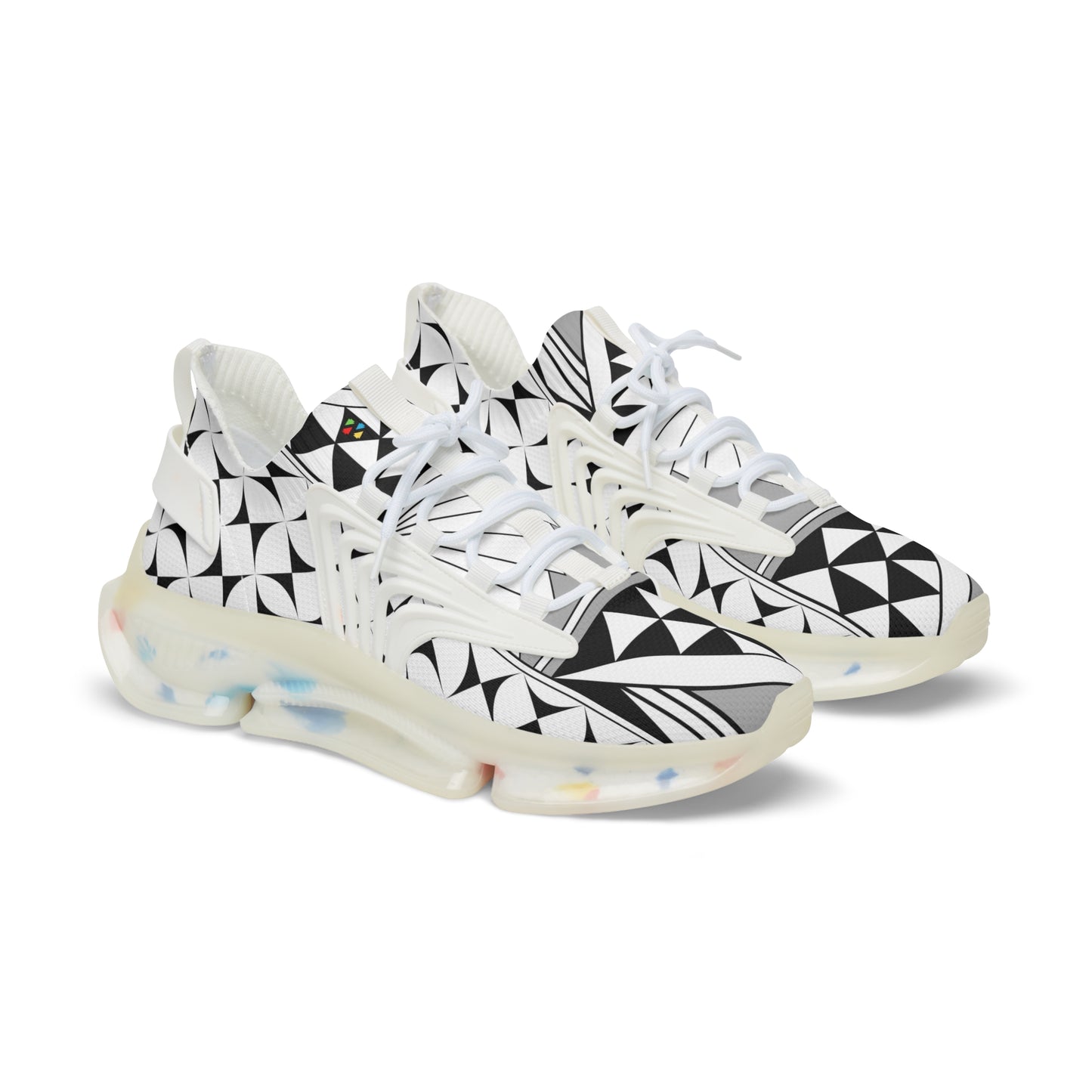 Southwest Sunrise in Gray Men's Mesh Sneakers