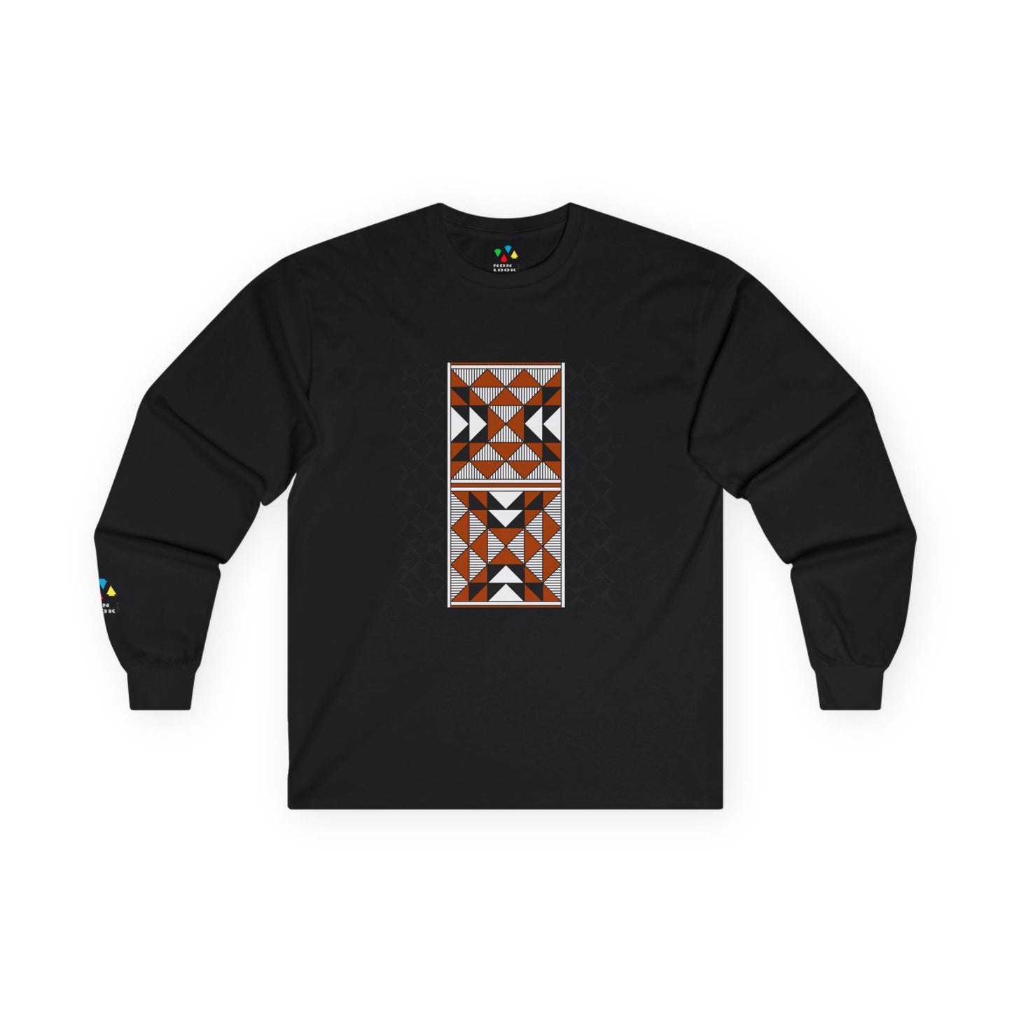 Sacred Mountains in Rust Unisex Long Sleeve Tee