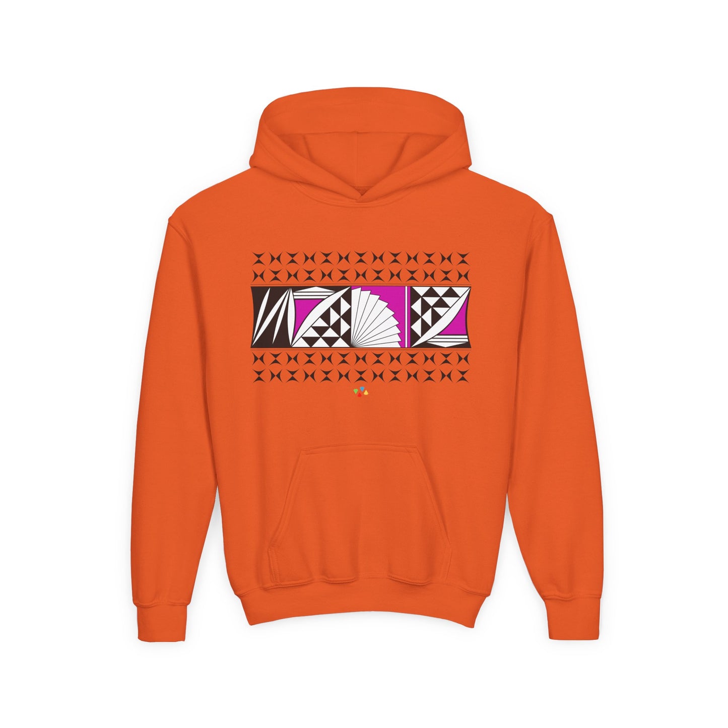 Pink Southwest Sunrise Youth Heavy Blend Hooded Sweatshirt