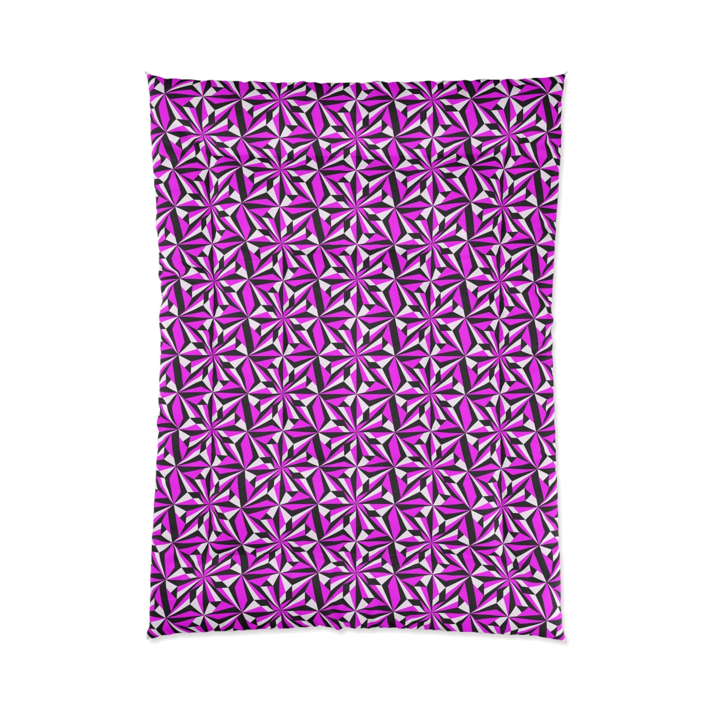 Southwest Desert Flower in Pink Comforter